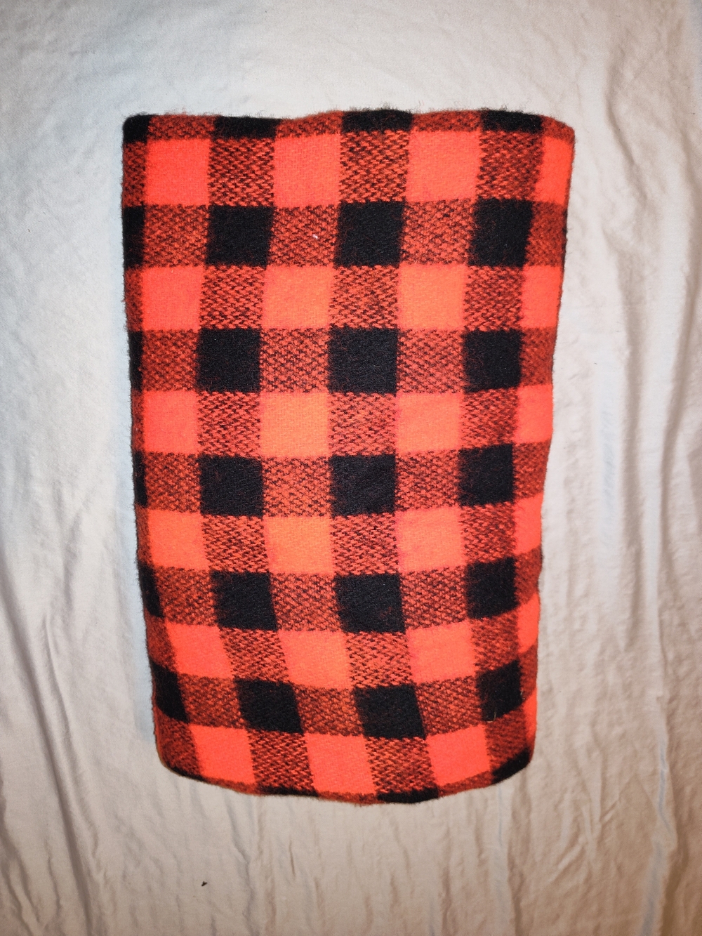 Red and Black Plaid Blanket